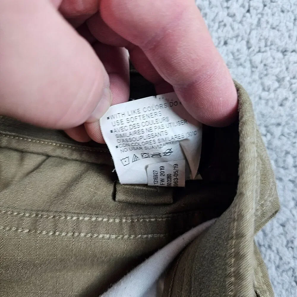 Under Armour Cargo Pants Mens 30x29* Beige Storm Ripstop Tactical Distressed